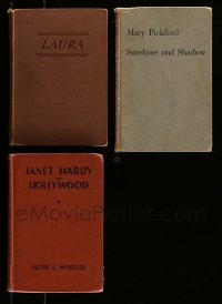7x270 LOT OF 3 HARDCOVER MOVIE BOOKS 1930s-50s filled with great Hollywood images & information!