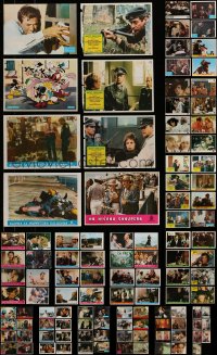 7x118 LOT OF 143 YUGOSLAVIAN LOBBY CARDS 1960s-70s great scenes from a variety of movies!