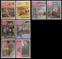 7x321 LOT OF 8 MOVIE COLLECTOR'S WORLD MAGAZINES 2012 from #772 to #767!