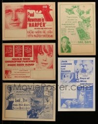 7x168 LOT OF 5 HERALDS 1960s Harper, Inside Daisy Clover, Fail Safe, Days of Wine & Roses + more!