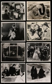 7x195 LOT OF 8 8X10 REPRO PHOTOS 1980s all great scenes with top stars in classic movies!