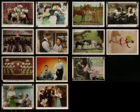 7x150 LOT OF 13 COLOR 8X10 STILLS 1940s-1950s great scenes from a variety of different movies!