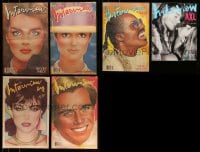 7x208 LOT OF 6 INTERVIEW MAGAZINES 1970s-1990s Brooke Shields, Susan Sarandon, Stevie Wonder & more!
