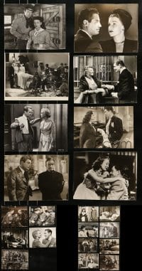 7x140 LOT OF 21 TRIMMED 8X10 STILLS 1930s-1950s great scenes from a variety of different movies!