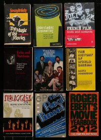 7x272 LOT OF 9 SOFTCOVER MOVIE BOOKS 1970s-10s filled with great images & information!