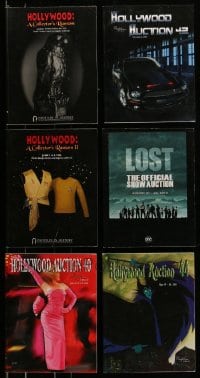 7x249 LOT OF 6 PROFILES IN HISTORY AUCTION CATALOGS 1995-11 lots of cool Hollywood collectibles!