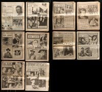 7x298 LOT OF 10 BIG REEL MAGAZINES 1989-1990 from #180 to #189!