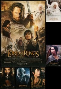7x465 LOT OF 6 UNFOLDED SINGLE-SIDED 27X40 LORD OF THE RINGS: THE RETURN OF THE KING ONE-SHEETS 2003