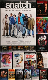 7x344 LOT OF 16 UNFOLDED MOSTLY SINGLE-SIDED 27X40 VIDEO POSTERS 1980s-2000s a variety of movies!