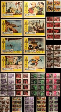 7x006 LOT OF 108 LOBBY CARDS 1970s-1980s complete sets of 8 cards from 13 different movies!