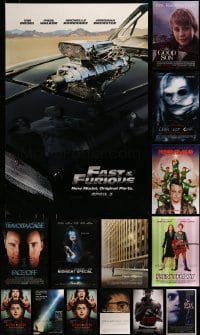 7x421 LOT OF 20 UNFOLDED DOUBLE-SIDED MOSTLY 27X40 ONE-SHEETS 1990s-2000s cool movie images!