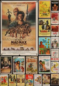 7x227 LOT OF 25 FOLDED ARGENTINEAN POSTERS 1960s-1980s images from a variety of different movies!