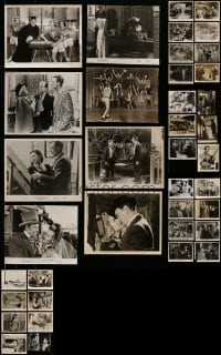 7x123 LOT OF 38 8X10 STILLS 1950s great scenes from a variety of different movies!