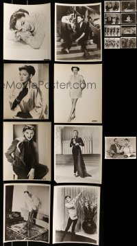 7x145 LOT OF 17 JUDY GARLAND 8X10 STILLS AND DEALER RE-STRIKES 1960s-1970s great portraits!