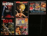 7x278 LOT OF 5 BRUCE HERSHENSON HORROR/SCI-FI SOFTCOVER MOVIE BOOKS 2000s color poster images!