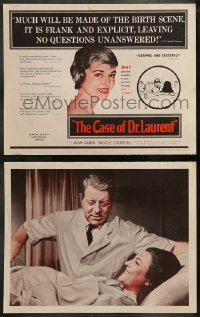 7z908 CASE OF DR. LAURENT 2 LCs 1958 why does this beautiful girl want her baby born in public!