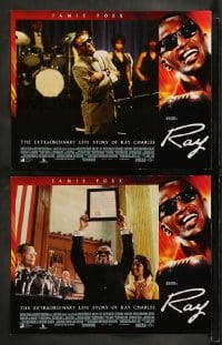 7z969 RAY 2 LCs 2004 images of Jamie Foxx as musician Ray Charles, sexiest Kerry Washington!