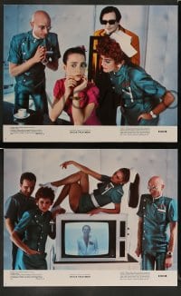 7z417 SHOCK TREATMENT 8 color 11x14 stills 1981 Rocky Horror follow-up, Jessica Harper, wild images