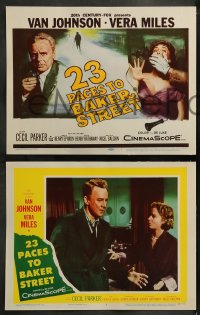 7z034 23 PACES TO BAKER STREET 8 LCs 1956 images of Van Johnson, pretty Vera Miles!