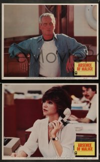 7z038 ABSENCE OF MALICE 8 LCs 1981 Paul Newman, Sally Field, Sydney Pollack directed!
