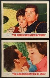 7z049 AMERICANIZATION OF EMILY 8 LCs 1964 James Garner, Julie Andrews, James Coburn!