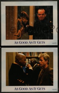 7z055 AS GOOD AS IT GETS 8 LCs 1997 images of Jack Nicholson as Melvin, Helen Hunt, Greg Kinnear!