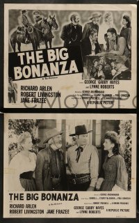 7z705 BIG BONANZA 4 LCs R1953 artwork of Richard Arlen, Bob Livingston, Jane Frazee, Gabby Hayes!