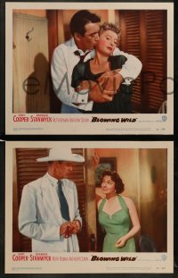7z082 BLOWING WILD 8 LCs 1953 Gary Cooper, Barbara Stanwyck & Ruth Roman!