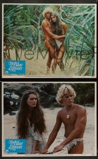7z084 BLUE LAGOON 8 LCs 1980 sexy young Brooke Shields & Christopher Atkins!