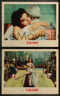 7z803 CAIRO 3 LCs 1963 George Sanders in Egypt, remake of The Asphalt Jungle!
