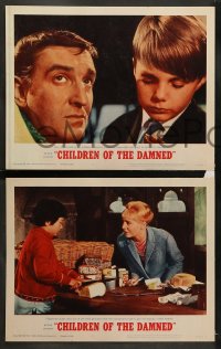 7z116 CHILDREN OF THE DAMNED 8 LCs 1964 beware the creepy kid's eyes that paralyze!
