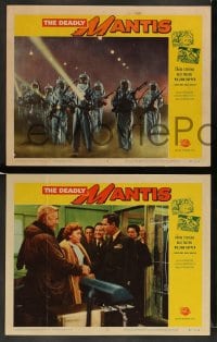 7z718 DEADLY MANTIS 4 LCs 1957 Craig Stevens, William Hopper, Alix Talton, Universal sci-fi horror!