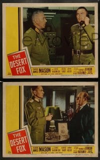 7z719 DESERT FOX 4 LCs 1951 James Mason as Field Marshal Erwin Rommel, Hardwicke in World War II!