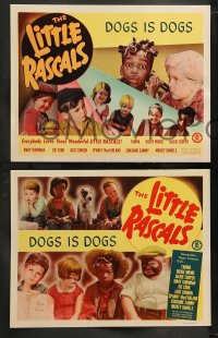 7z813 DOGS IS DOGS 3 LCs R1951 Our Gang, images of Farina, Jackie Cooper, Spanky!