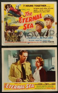 7z165 ETERNAL SEA 8 LCs 1955 Sterling Hayden as Admiral John Hoskins with sexy Alexis Smith!