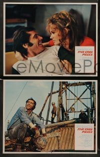 7z176 FIVE EASY PIECES 8 int'l LCs 1970 Jack Nicholson, Black, Struthers, directed by Bob Rafelson!