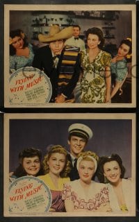 7z667 FLYING WITH MUSIC 5 LCs 1942 Marjorie Woodworth & George Givot, produced by Hal Roach!