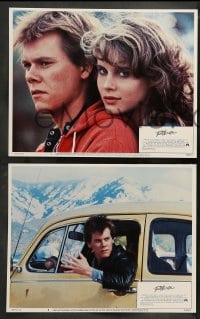 7z181 FOOTLOOSE 8 LCs 1984 Lori Singer, Dianne Wiest, Kevin Bacon shows hicks how to dance!