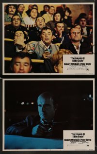 7z724 FRIENDS OF EDDIE COYLE 4 LCs 1973 Robert Mitchum in a grubby, violent, dangerous world, Boyle!