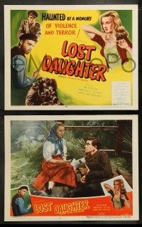 7z189 GIRL IN THE PAINTING 8 LCs R1953 Terence Fisher directed, Mai Zetterling, Lost Daughter!