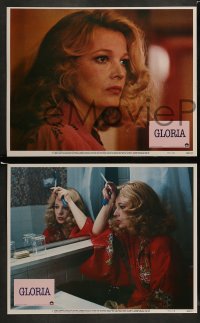 7z193 GLORIA 8 LCs 1980 John Cassavetes directed, cool images of Gena Rowlands, Julie Carmen!