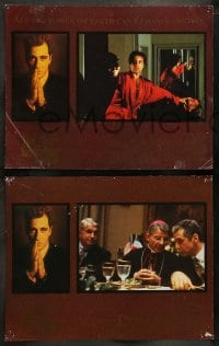 7z567 GODFATHER PART III 7 LCs 1990 Al Pacino, Andy Garcia, Francis Ford Coppola crime sequel!