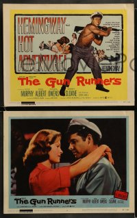 7z206 GUN RUNNERS 8 LCs 1958 Audie Murphy & Eddie Albert, written by Ernest Hemingway!