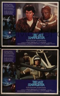 7z279 LAST STARFIGHTER 8 LCs 1984 Catherine Mary Stewart & Lance Guest as video game pilot!