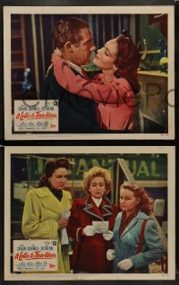 7z678 LETTER TO THREE WIVES 5 LCs 1949 Jeanne Crain, Ann Sothern & young Kirk Douglas!