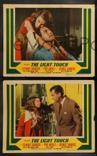 7z841 LIGHT TOUCH 3 LCs 1951 Stewart Granger, Pier Angeli, George Sanders!