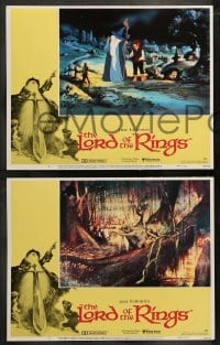 7z292 LORD OF THE RINGS 8 LCs 1978 J.R.R. Tolkien classic, Ralph Bakshi cartoon!