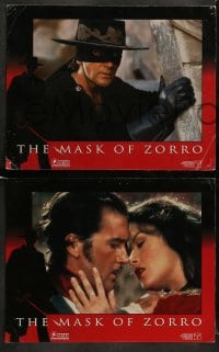 7z308 MASK OF ZORRO 8 LCs 1998 Antonio Banderas, sexy Catherine Zeta-Jones, Anthony Hopkins!