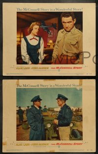 7z632 McCONNELL STORY 6 LCs 1955 wonderful images of Alan Ladd, June Allyson, James Whitmore!