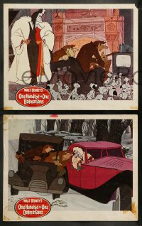 7z851 ONE HUNDRED & ONE DALMATIANS 3 LCs 1961 most classic Walt Disney canine family cartoon!